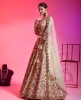 Peach Color Lehenga Choli With Heavy Gota Work