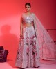 Lavender Color Lehenga Choli With Hand Work
