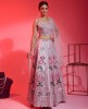 Lavender Color Lehenga Choli With Hand Work