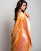 Handloom Silk Saree in Light Peach color