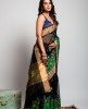 Cotton Silk Saree in Black color