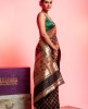 Art Banarasi Saree in Black color