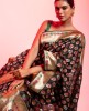 Art Banarasi Saree in Black color