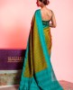Printed Silk Saree in Light Parrot