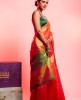 Dhupian Silk Saree in Orange color
