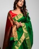 Dhupian Silk Saree in Green color