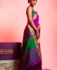 Dhupian Silk Saree in Magenta color