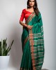 Dhupian Saree in Green color