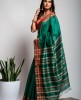 Dhupian Saree in Green color