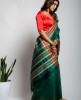 Dhupian Saree in Green color