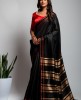 Dhupian Silk Saree in Black color