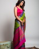 Banarasi Silk Saree in Light Parrot color