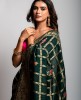 Dola Silk Saree in Z Green color