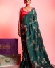 Dola Silk Saree in Green color
