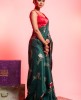Dola Silk Saree in Green color