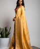 Dola Silk Saree in Light Lemon color