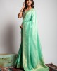 Dola Silk Saree in Sea Green color