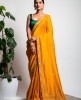 Dola Silk Saree in Light Lemon color