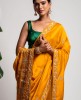 Dola Silk Saree in Light Lemon color