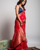 Dola Silk Saree in Red color
