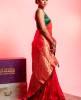 Dola Silk Saree in Red color