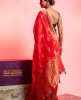 Dola Silk Saree in Red color