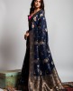 Dola Silk Saree in Blue color