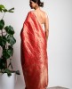 Dola Silk Saree in Red color