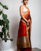 Cotton Silk Saree in Black color