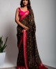 Cotton Saree in Black color