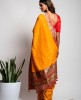 Dola Silk Saree in Yellow color