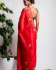 Dola Silk Saree in Red color