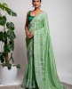 Dola Silk Saree in Green color