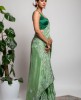 Dola Silk Saree in Green color