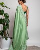 Dola Silk Saree in Green color