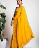 Dola Silk Saree in Yellow color