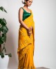 Dola Silk Saree in Yellow color