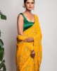 Dola Silk Saree in Yellow color