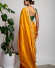 Dola Silk Saree in Mustard color