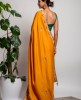 Dola Silk Saree in Mustard Yellow color