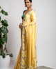 Dola Silk Saree in Light Lemon color