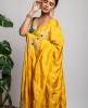 Dola Silk Saree in Mustard color