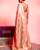 Dola Silk Saree in Peach color