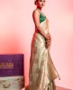 Dola Silk Saree in Light Pista Green color