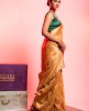 Dola Silk Saree in Yellow color