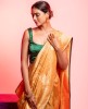 Dola Silk Saree in Yellow color