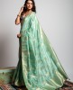 Dola Silk Saree in Sea Green color