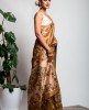 Art Dhupian Saree in Olive Green color