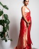 Dola Silk Saree in Red color