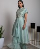 Sea Green stylish Kurta & Palazzo set
